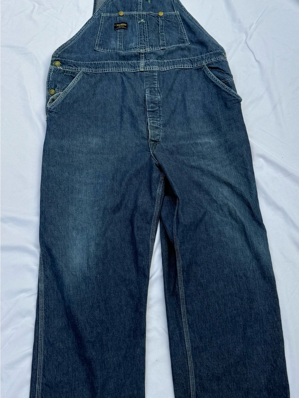 *Vintage 1970s OshKosh B'Gosh "Vestbak" Denim Overalls - Union Made